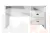 Стол письменный Натали белый глянец