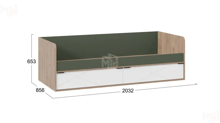 Кровать с ящиками Лео ТД-410.12.01