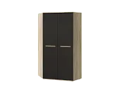 Шкаф Ким угловой универсальный (сонома/графит) Шкаф Ким угловой универсальный (сонома/графит)