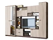 Гостиная Аллегро 6 Ясень Темный/Ясень Светлый