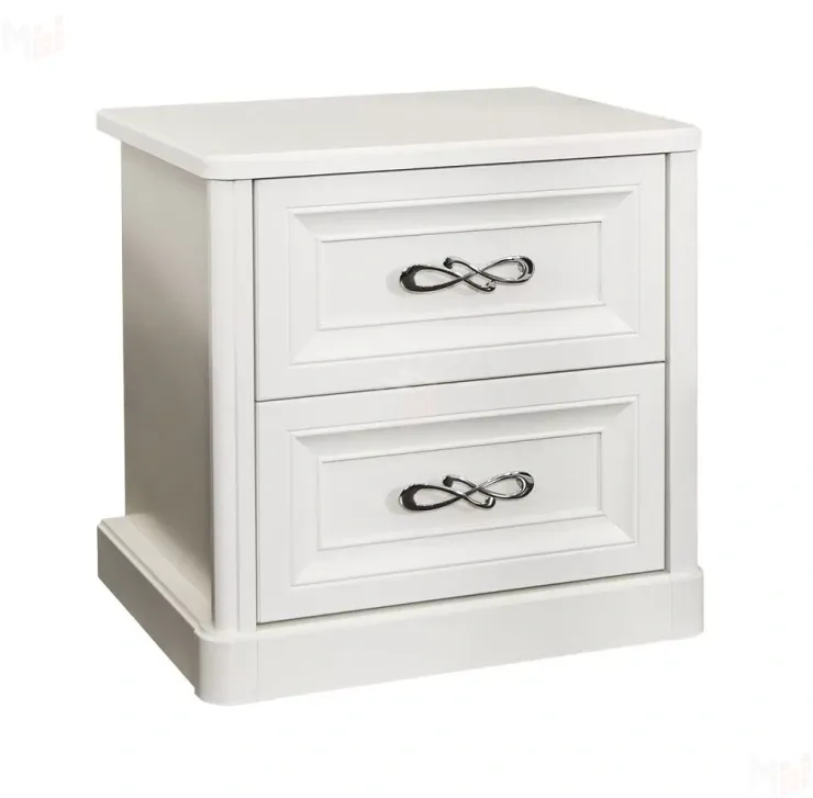 Тумба прикроватная Мишель белый матовый