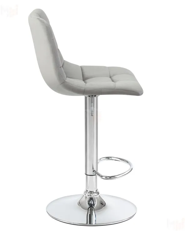 Стул барный DOBRIN TAILOR (серый велюр (MJ9-75))