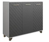 Комод Стокгольм  (Белый/серый графит)