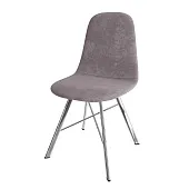 Стул Кассиопея (велюр дымчато-розовый, ноги хром) Стул Кассиопея (велюр дымчато-розовый, ноги хром)