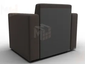 Кресло Лига-093 ( Амур 05 коричневый )