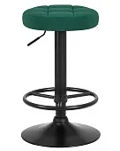 Табурет барный DOBRIN BRUNO BLACK (зеленый велюр (MJ9-88)) Табурет барный DOBRIN BRUNO BLACK (зеленый велюр (MJ9-88))