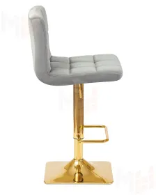 Стул барный DOBRIN GOLDIE (серый велюр (MJ9-75))