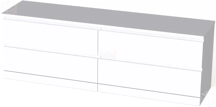 Комод Варма 4Д белый Комод Варма 4Д белый