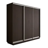 Шкаф-купе Оптим 3-х дверный  1 секция (ЛДСП) 240 см. 1 штанга, 11 полок, 4 ящика