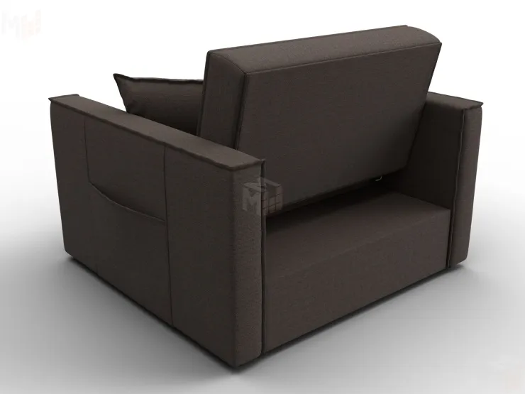 Кресло-кровать Лига-104 (80) ( Амур 05 коричневый )
