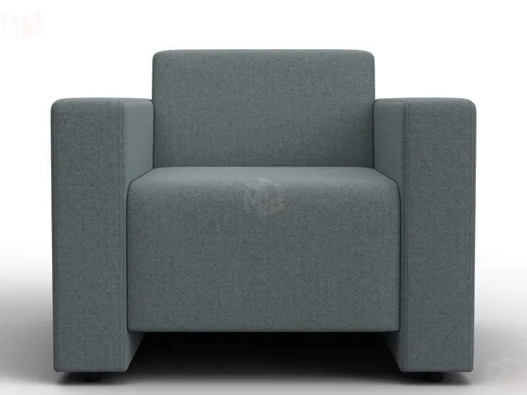 Кресло Лига-093 ( Амур 07 серый )