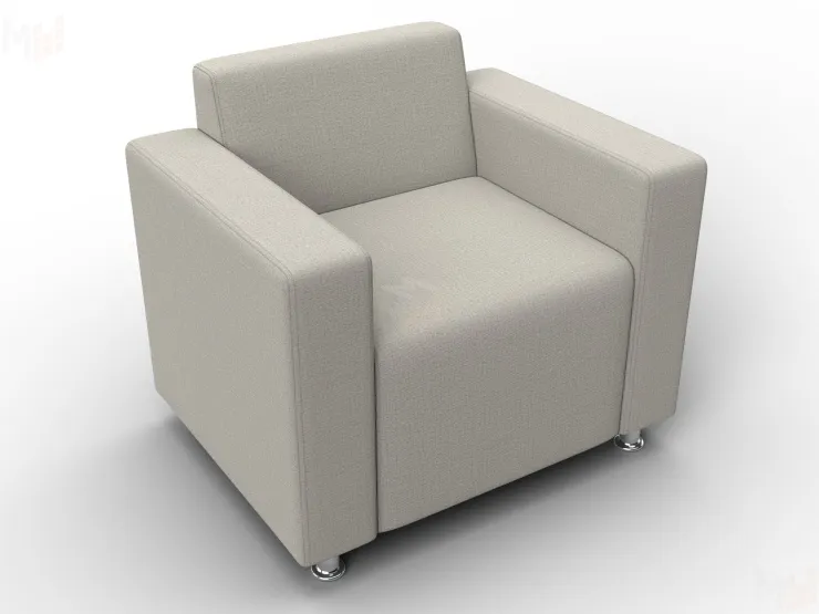 Кресло Лига-093 ВН ( Амур 02 бежевый )