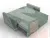 Диван прямой Лига-104 (160) ( BRUT 08 зеленый )