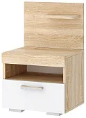 Тумба прикроватная ТС-450 СОНАТА Дуб Сонома-Белый глянец Тумба прикроватная ТС-450 СОНАТА Дуб Сонома-Белый глянец
