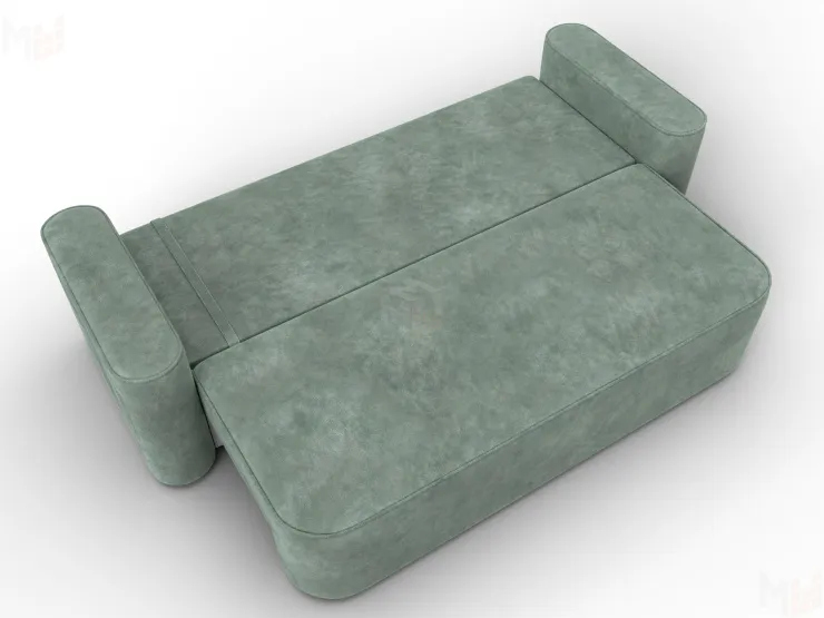 Диван прямой Лига-118 НПБ ( BRUT 08 зеленый )