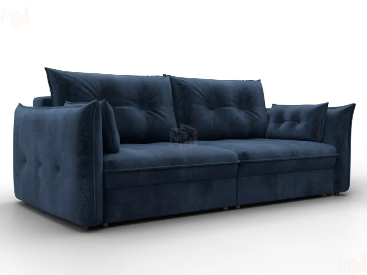 Диван прямой Лига-100 НПБ ( TOWER 13 синий )