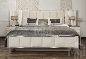 Кровать Гравита 160x200 см белый глянец