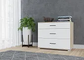 Комод VICTOR  сонома/белый Комод VICTOR  сонома/белый