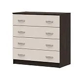 Комод 4 ящика Басса КМ 554 М венге - дуб белфорт Комод 4 ящика Басса КМ 554 М венге - дуб белфорт