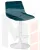 Стул барный DOBRIN TAILOR WHITE (морской волны велюр (MJ9-99))