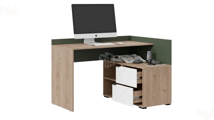 Стол письменный угловой Лео- ТД-410.15.03 Стол письменный угловой Лео- ТД-410.15.03