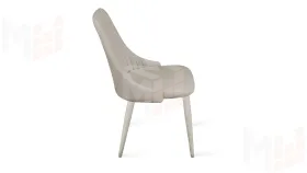 Стул Франк (конус) исп. 2 - ДП2-30 Капучино матовый/Микровелюр Catania Ivory (бежевый)