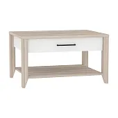 Стол журнальный AURELIO 16 Блеквуд сатиновый/Белый Стол журнальный AURELIO 16 Блеквуд сатиновый/Белый