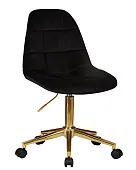 Офисное кресло для персонала DOBRIN MONTY GOLD (чёрный велюр (MJ9-101)) Офисное кресло для персонала DOBRIN MONTY GOLD (чёрный велюр (MJ9-101))
