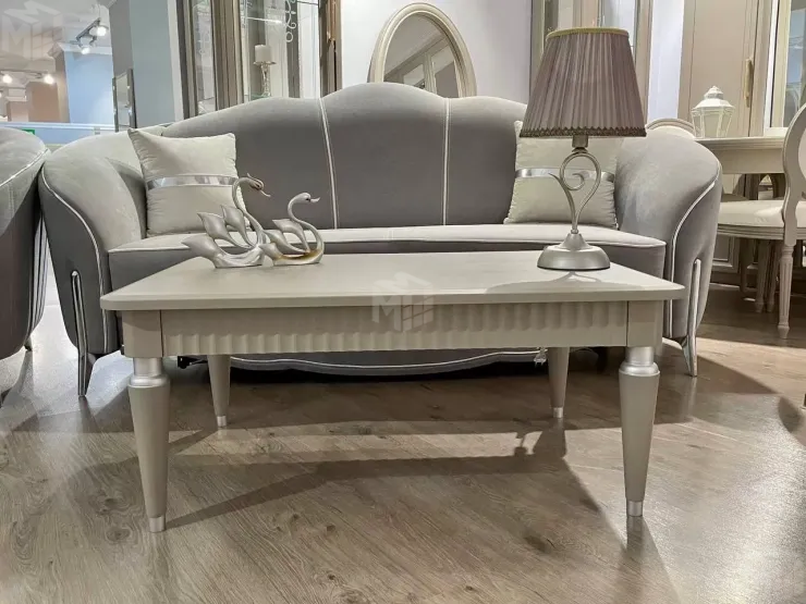 Столик прямоугольный  Гравита серый камень Столик прямоугольный  Гравита серый камень