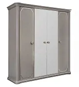 Шкаф Лали 4-дверный серый камень