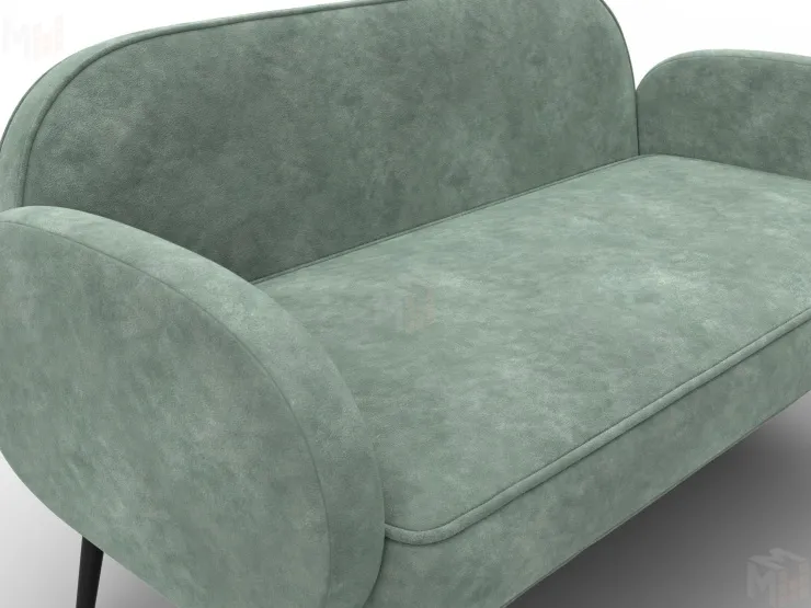 Диван прямой Лига-086 ( BRUT 08 зеленый )