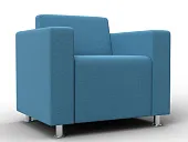 Кресло Лига-093 ВН ( Амур 10 голубой )