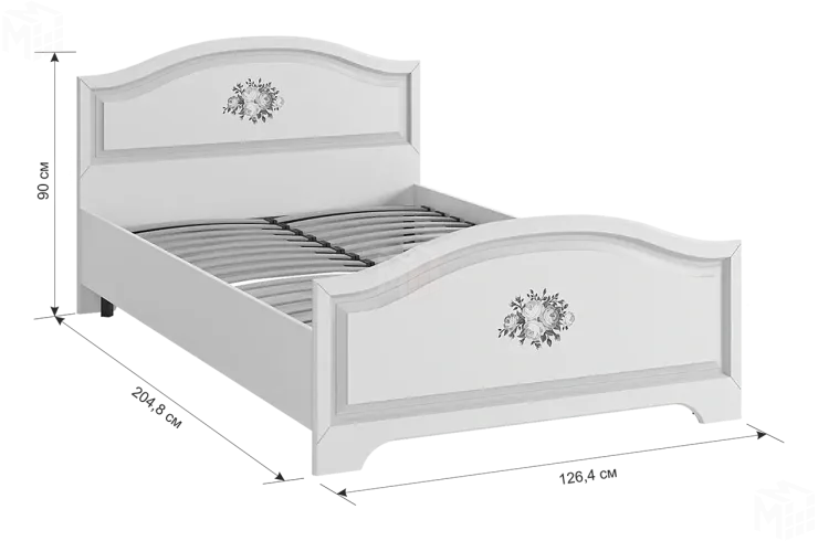 Алиса Кровать с основанием 120х200 см