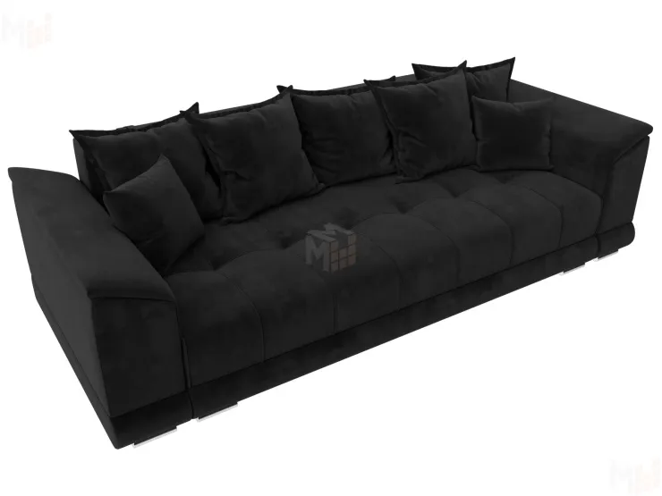 Диван прямой НордСтар НПБ ( SEVEN 35 черный )