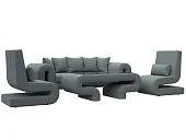 Набор Волна-2 (стол, диван, 2 кресла)