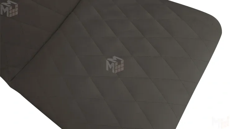 Стул Стенли К3 Белый матовый, Велюр Confetti Stone