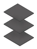 Комплект полок для шкафа Нора Комплект полок для шкафа Нора