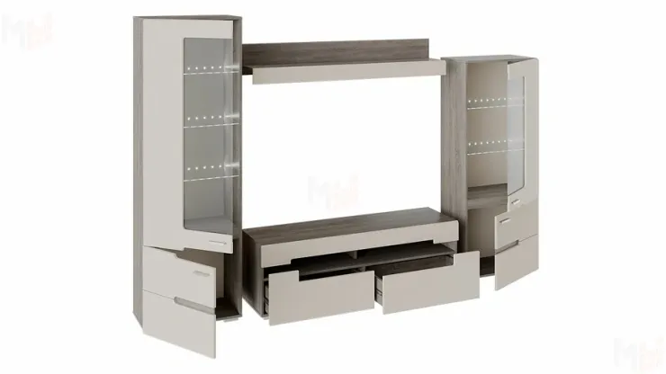 Набор мебели Фьюжн №1 - ГН-260.001 Бежевый, Дуб Сонома трюфель