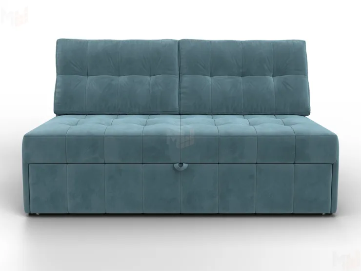 Диван прямой Лига-107 (140) ( SEVEN 113 бирюзовый )