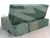 Диван прямой Лига-107 (160) ( Амур 11 зеленый )