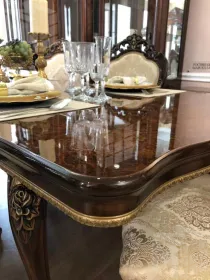 Стол Джоконда корень дуба глянец