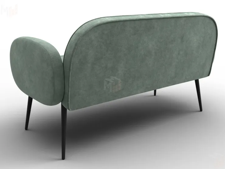 Диван прямой Лига-086 ( BRUT 08 зеленый )