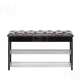 Банкетка Leset "Грейс" (Венге/Oregon perlamutr 120, каретная стяжка)