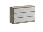 Комод Челси сонома/белый глянец Комод Челси сонома/белый глянец