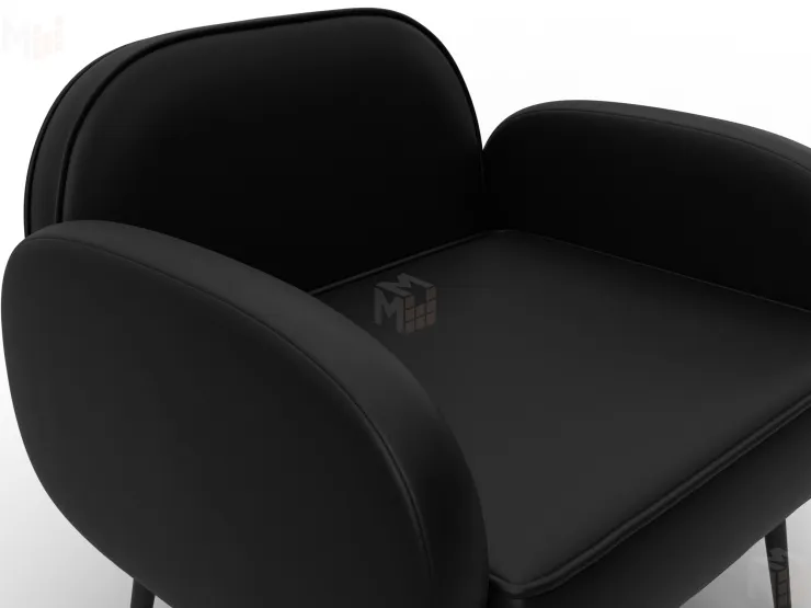 Кресло Лига-086 ( экокожа GRIFON 18 черный )