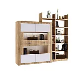 Шкаф для посуды Терра (сонома/белый) Шкаф для посуды Терра (сонома/белый)