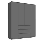 Шкаф Челси 1600 (графит)