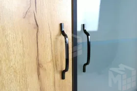 Шкаф-витрина Виртон 21 Дуб Крафт Золотой