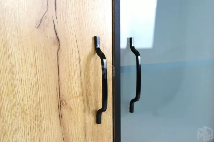 Шкаф-витрина Виртон 21 Дуб Крафт Золотой