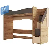 Кровать-чердак RICH КР-001 Миндаль